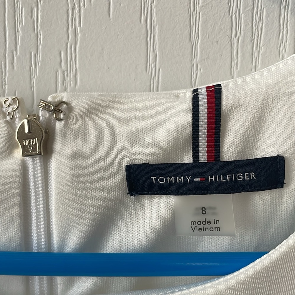 TOMMY HILLFIGER,  white dress..